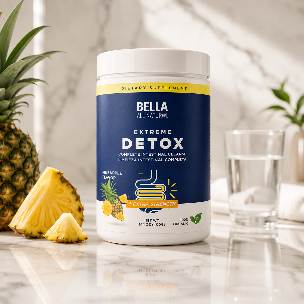 Bella All Natural Detox : Desinflama y limpia tu cuerpo