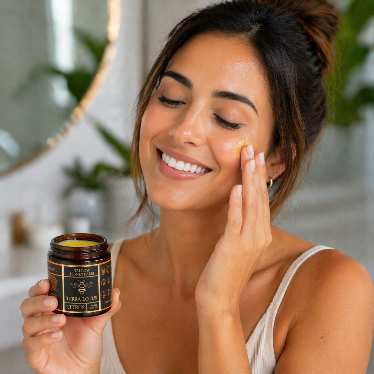Terra Lotus : Piel nutrida con brillo natural