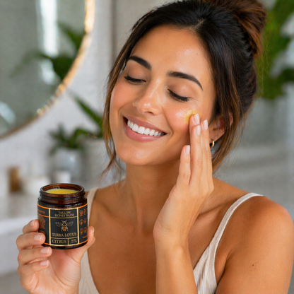 Terra Lotus : Piel nutrida con brillo natural