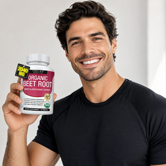 Organic Beet Root : Energía y resistencia masculina