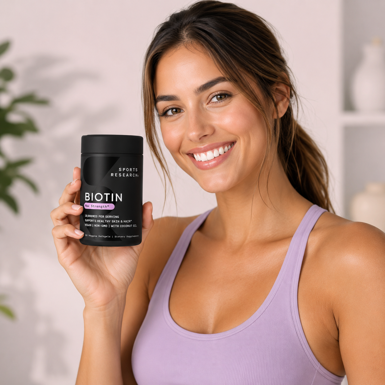 Sports Research Biotin : Cabello fuerte desde adentro