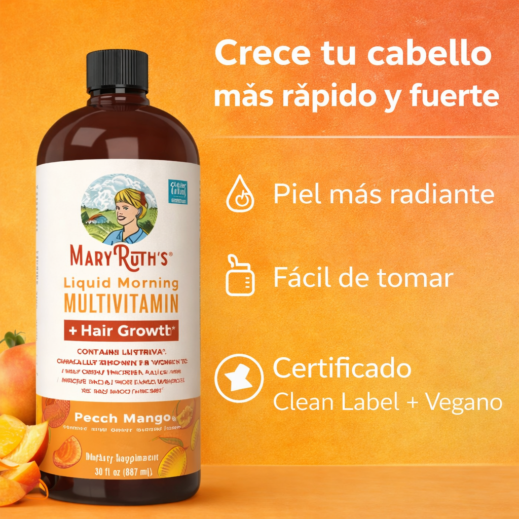 Mary Ruth´s: Crece tu cabello naturalmente