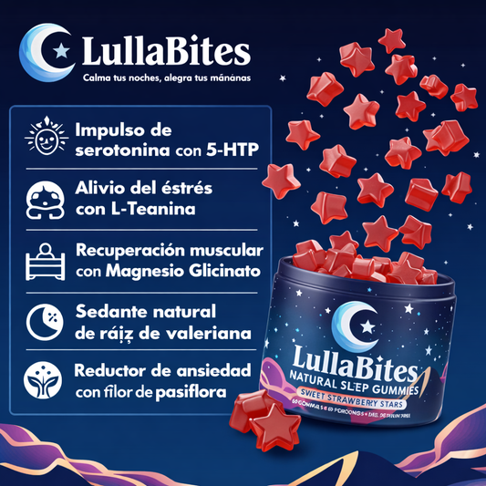 Lulla Bites: Gomitas Naturales para Dormir